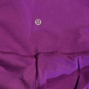 Lululemon 3/4 length purple leggings